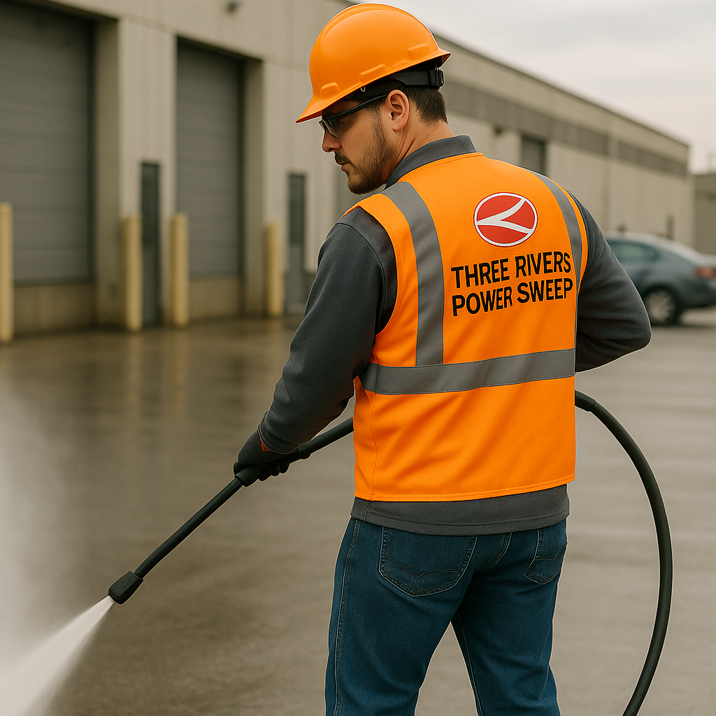 Pressure Washing in Squirrel Hill by Three Rivers Power Sweep