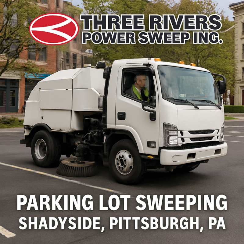 Parking Lot Sweeping in Shadyside
