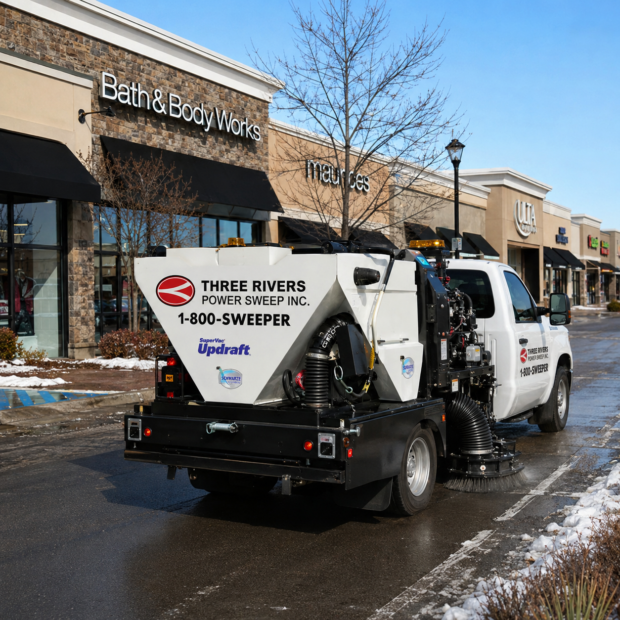 Retail Lot Sweeping Pittsburgh Pennsylvania